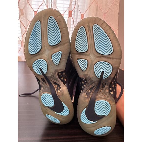 Size 6 (GS) - Nike Little Posite One Mid Eggplant - Picture 5 of 6